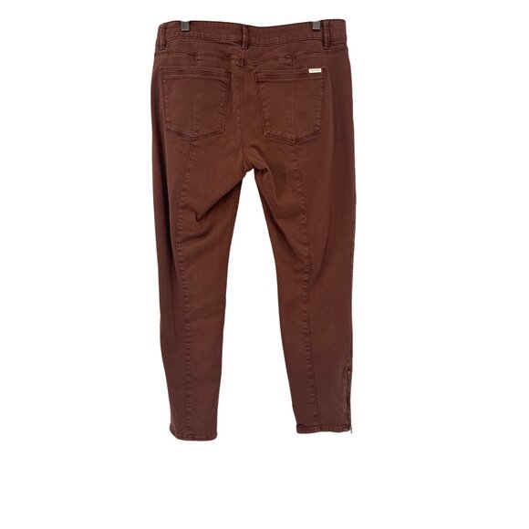 White House Black Market Saint Honore skimmer jean rich mahogany size 8 - Picture 5 of 7